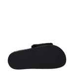 Givenchy Black Cotton Slippers Sandals GI-9474468577545-EU35/US5