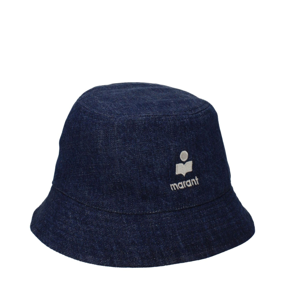 Isabel Marant Blue Cotton Bucket Hats