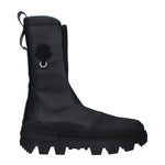 Moncler Black Leather Ankle Boots MO-9490928435465-EU39/US6