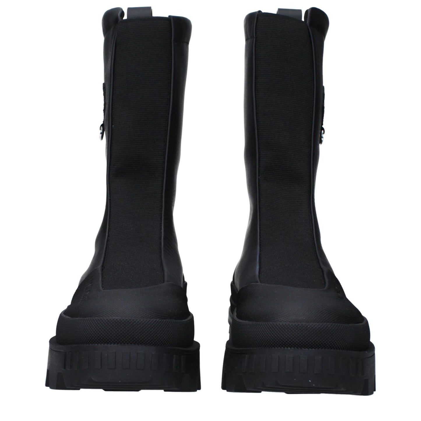 Moncler Black Leather Ankle Boots MO-9490928435465-EU39/US6