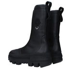 Moncler Black Leather Ankle Boots MO-9490928435465-EU39/US6