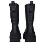 Moncler Black Leather Ankle Boots MO-9490928435465-EU39/US6