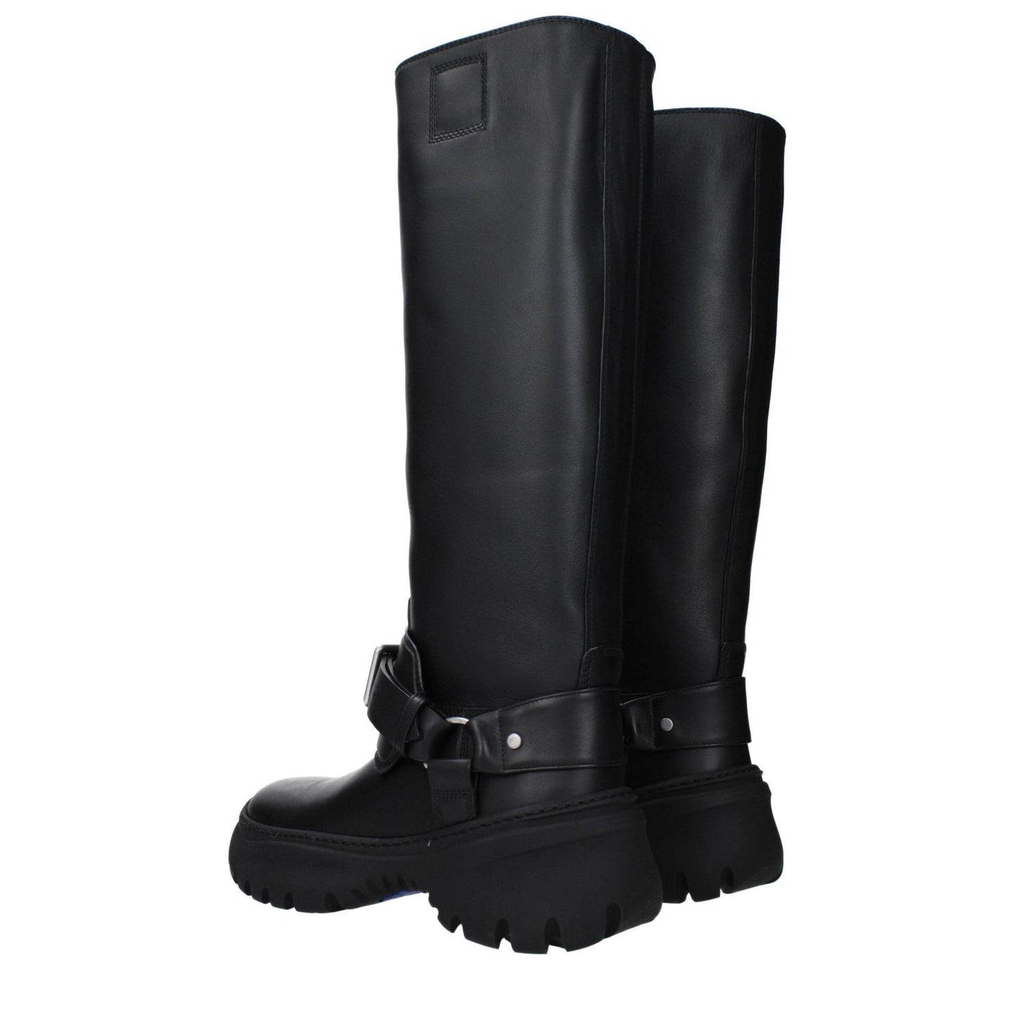 Burberry Black Leather Boots BU-9492853489929-EU36/US6