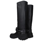 Burberry Black Leather Boots BU-9492853489929-EU36/US6