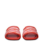 Jimmy Choo Orange Fabric Slippers Sandals