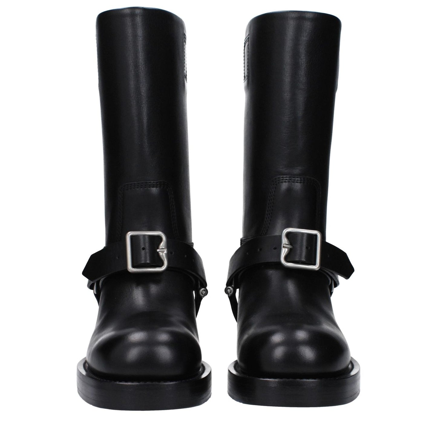 Burberry Black Leather Boots BU-10020322115849-EU38/US8