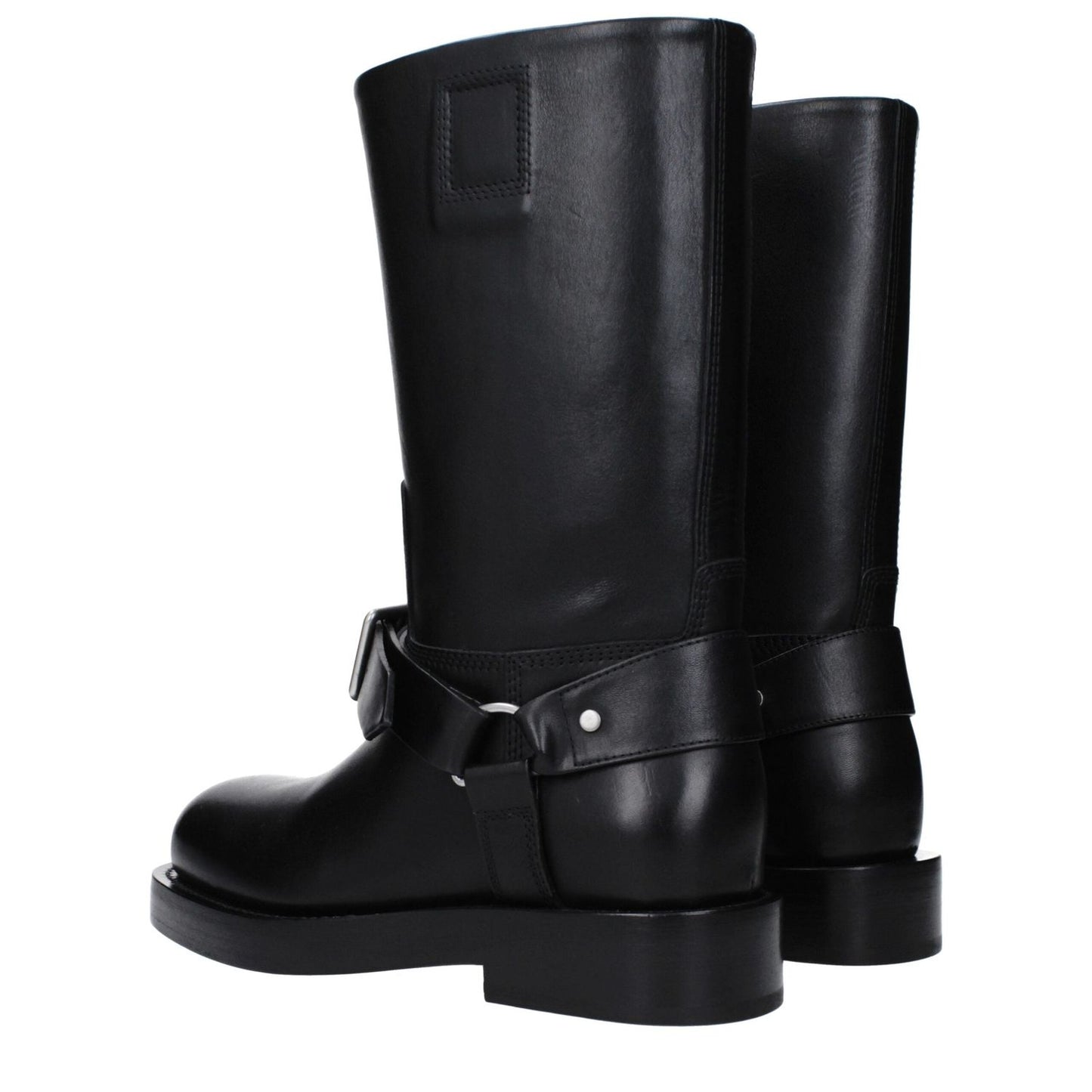 Burberry Black Leather Boots BU-10020322115849-EU38/US8