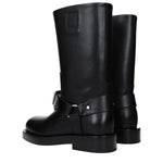 Burberry Black Leather Boots BU-10020322115849-EU38/US8