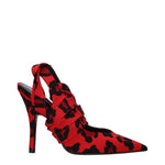 The Attico Red Fabric High Heel Pumps TH-10031372271881-EU36/US6