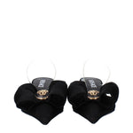 Versace Black Satin Flat Sandals VE-14884877304073-EU36/US6