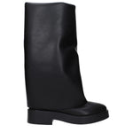 Casadei Black Leather Boots CA-15063744577801-EU36/US6