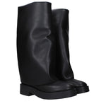 Casadei Black Leather Boots CA-15063744577801-EU36/US6
