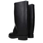 Casadei Black Leather Boots CA-15063744577801-EU36/US6