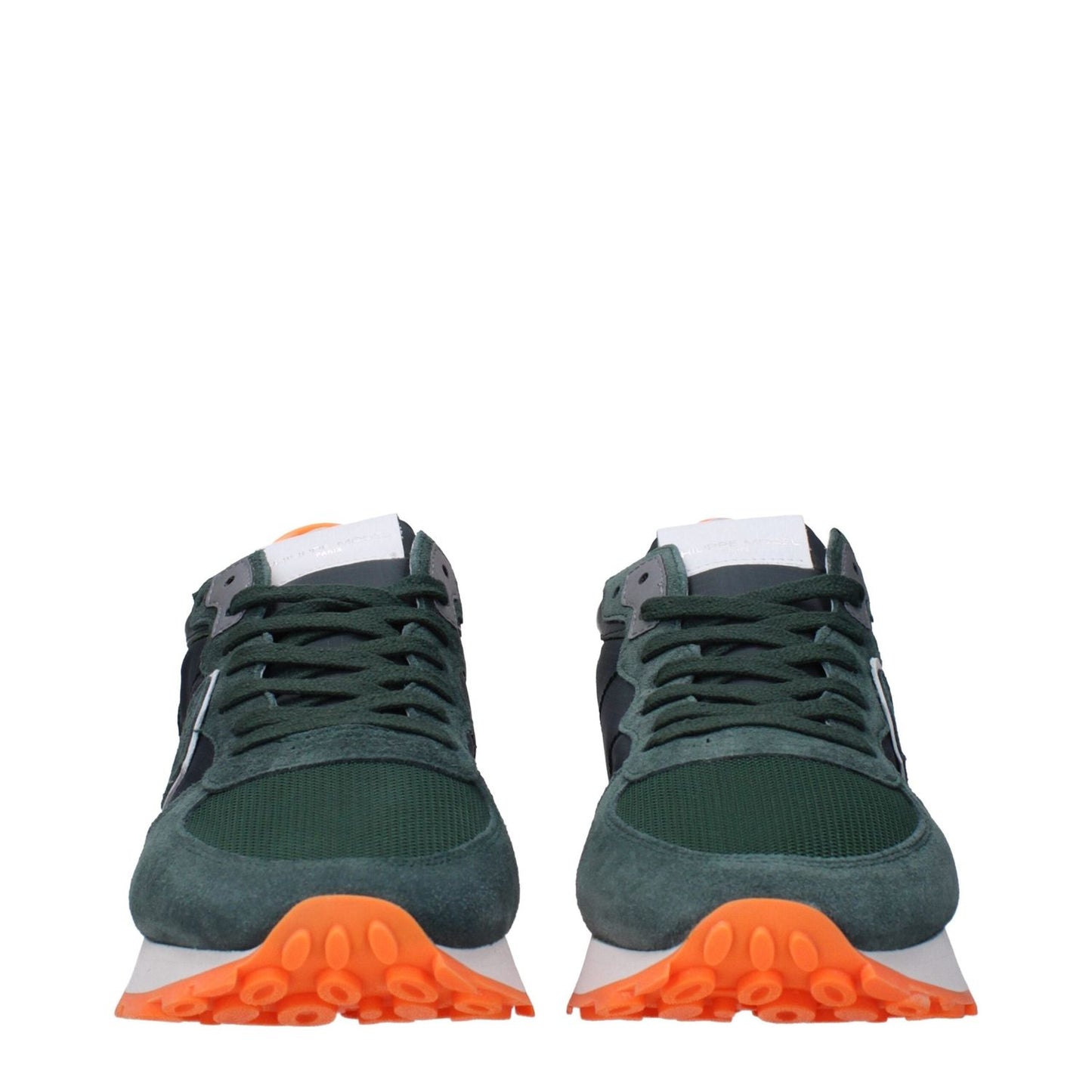 Philippe Model Green Fabric Athletic Sneakers PH-15086922596617-EU46/US13