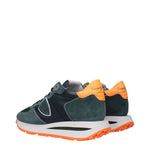 Philippe Model Green Fabric Athletic Sneakers PH-15086922596617-EU46/US13