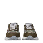 Philippe Model Green Fabric Athletic Sneakers PH-15090085265673-EU41/US8