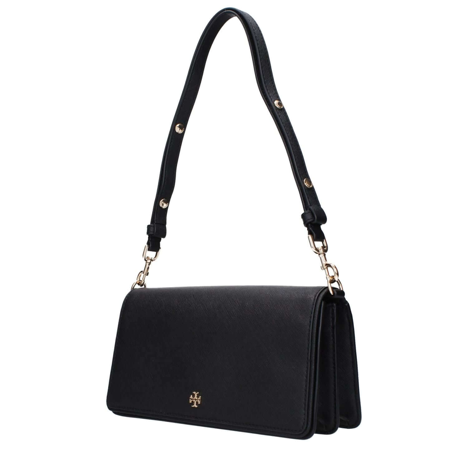 Tory Burch Black Leather Shoulder Bag