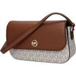 Michael Kors Brown Fabric Crossbody Bags