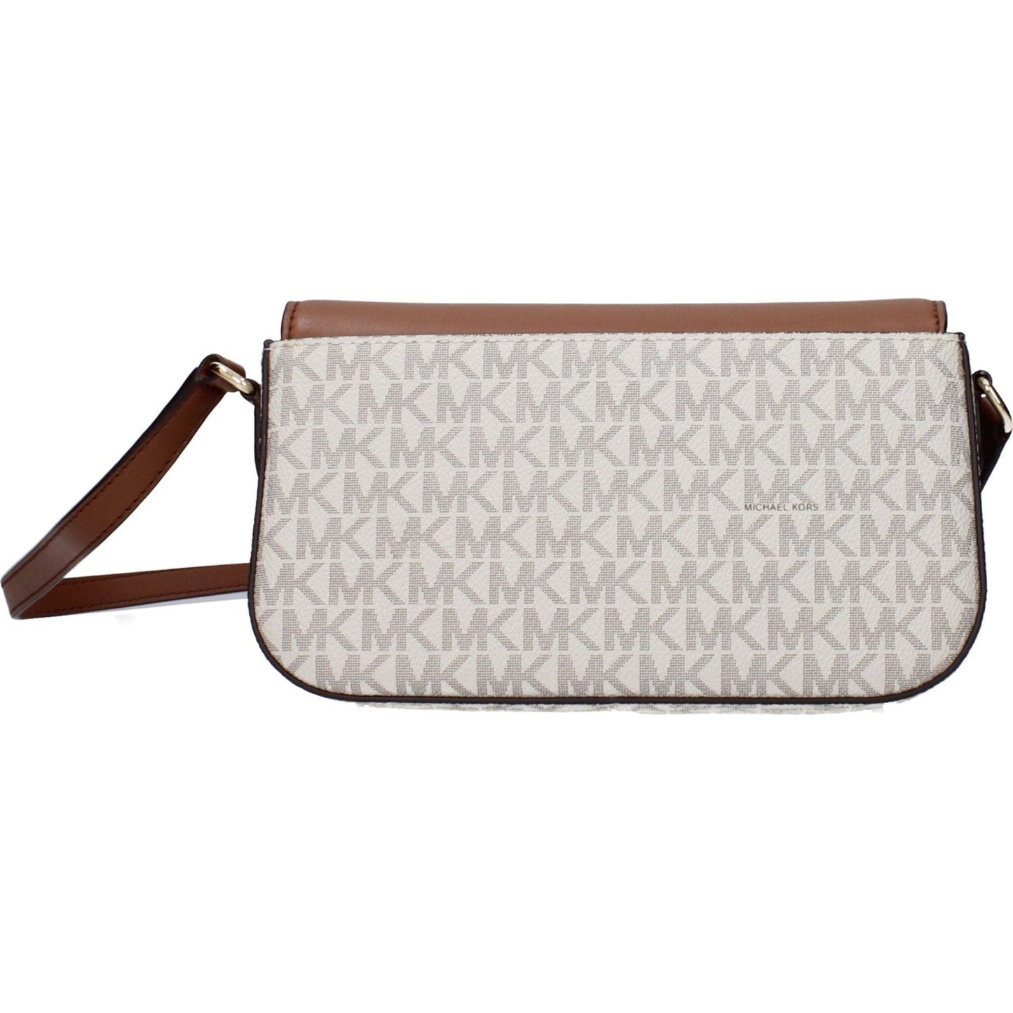 Michael Kors Brown Fabric Crossbody Bags