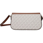 Michael Kors Brown Fabric Crossbody Bags