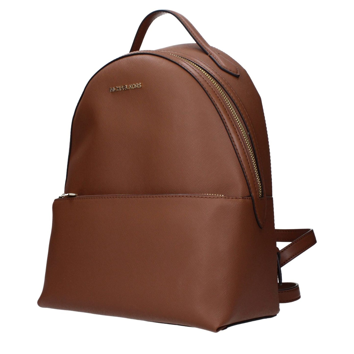 Michael Kors Brown Leather Backpacks MI15123658572041BT