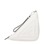 Prada White Leather Clutch Bags PR15185777918217BT