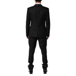 Dolce & Gabbana Black Wool Men Single Breasted 2 Piece Suit KOS2361-52