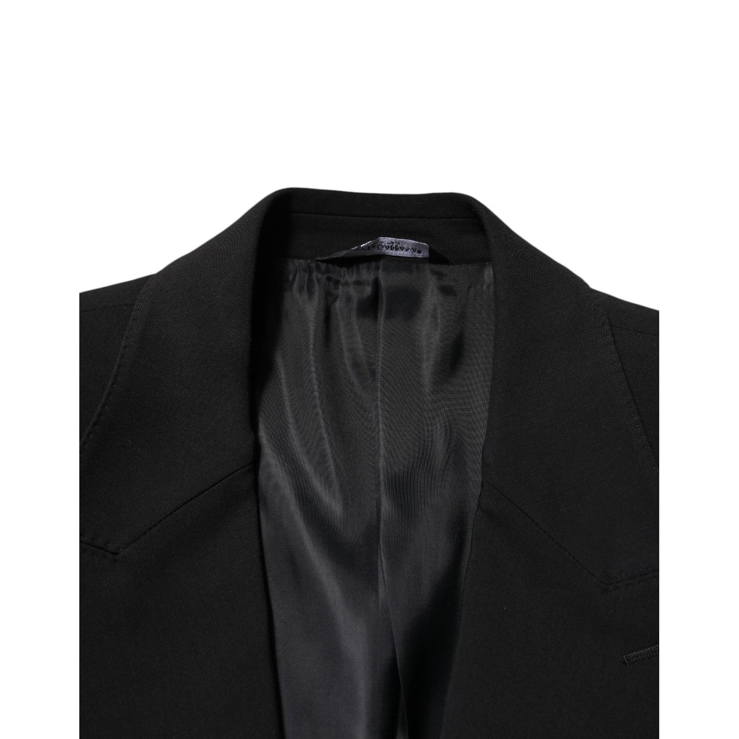 Dolce & Gabbana Black Cotton Single Breasted 2 Piece Suit KOS2362-52