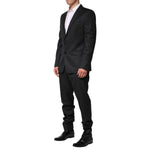 Dolce & Gabbana Dark Gray Wool Single Breasted 2 Piece Suit KOS2364-52