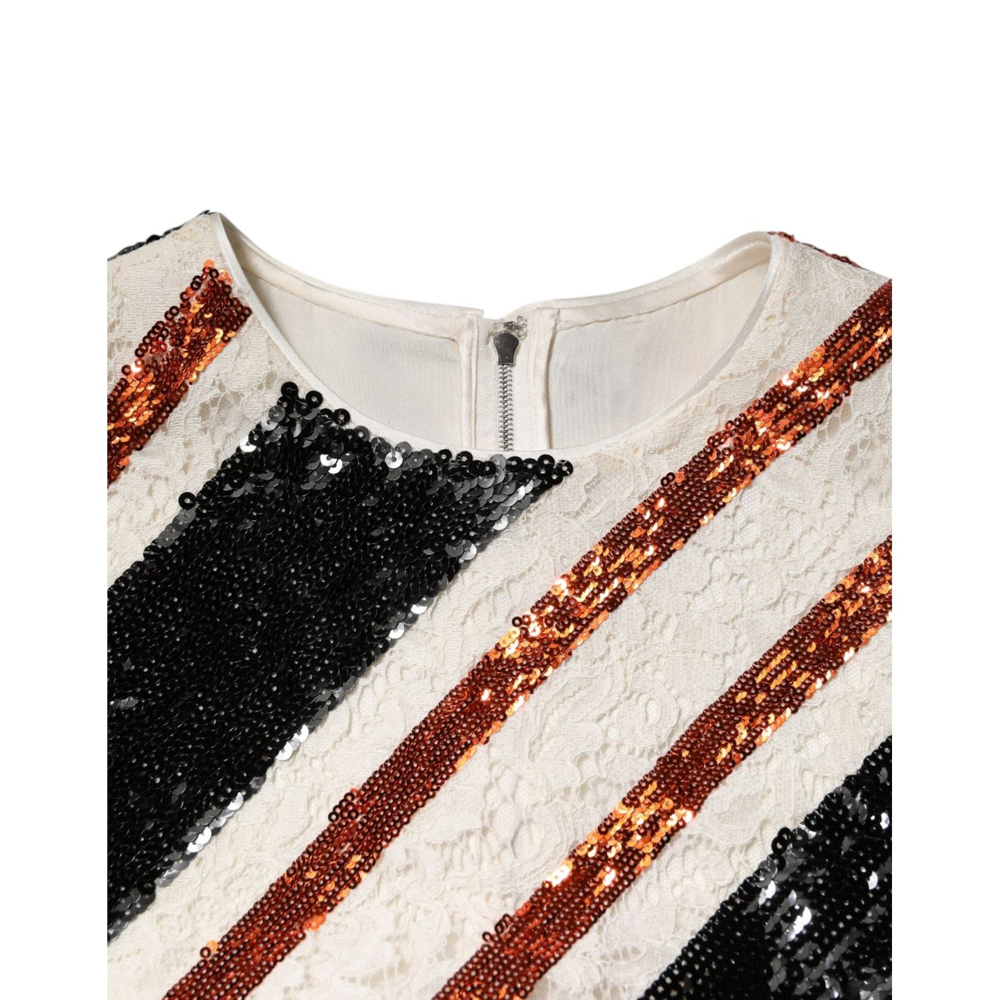 Dolce & Gabbana Multicolor Sequin Embellished Shift Dress DR81820-36