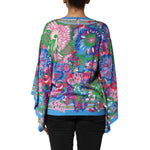 Dolce & Gabbana Multicolor Floral Printed Tunic Blouse Top TSH90591-42