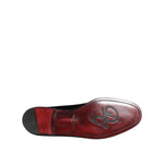 Dolce & Gabbana Black Velvet Slip On Loafers Men Formal Shoes MV7674-39