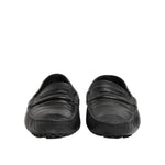 Dolce & Gabbana Black Leather Slip On Mocassin Loafer Shoes MV7596-43