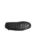 Dolce & Gabbana Black Leather Slip On Mocassin Loafer Shoes MV7596-43