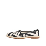 Dolce & Gabbana Black White Stripes Flat Espadrille Shoes MV7746-42.5