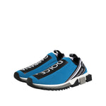 Dolce & Gabbana Blue Logo Low Top Sorrento Men Sneakers Shoes MV7567-43