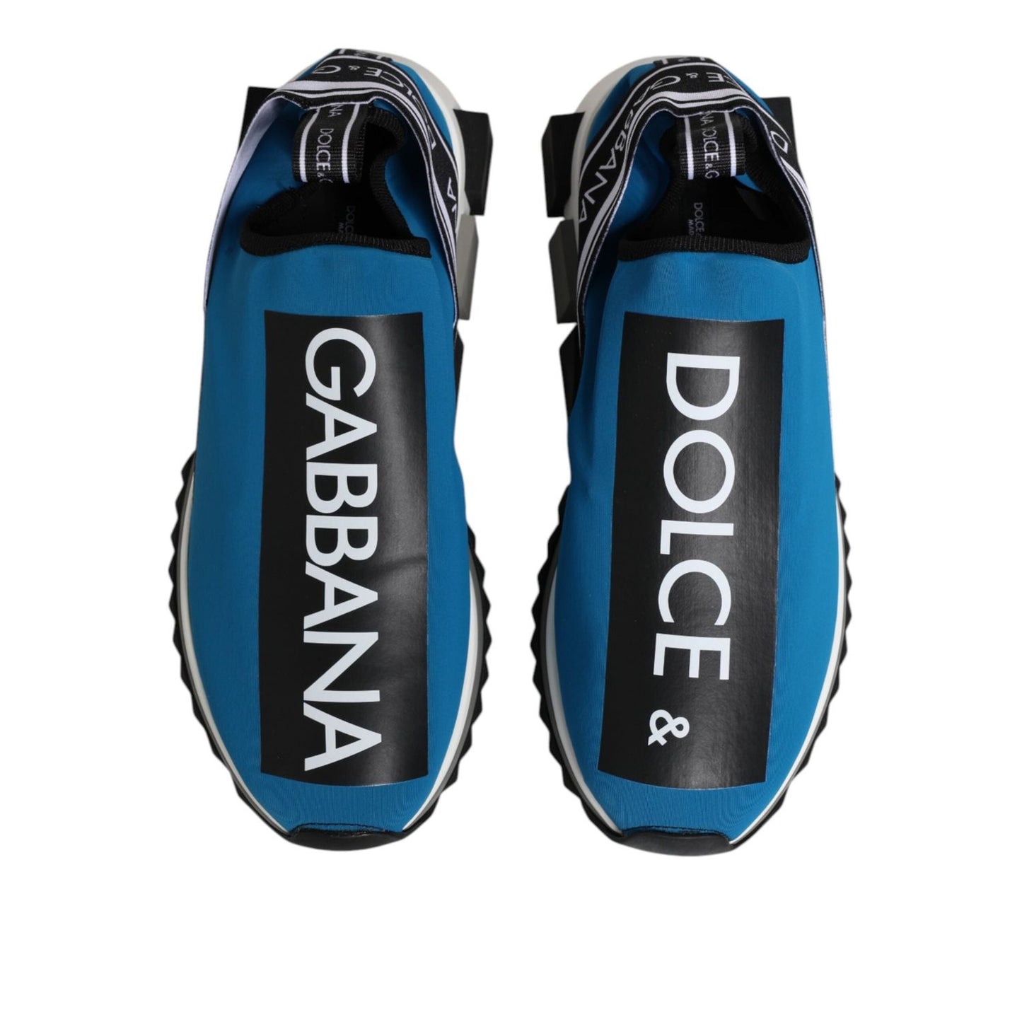 Dolce & Gabbana Blue Logo Low Top Sorrento Men Sneakers Shoes MV7567-43