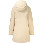 K-WAY Beige Polyester Jackets & Coat KW-34213-S