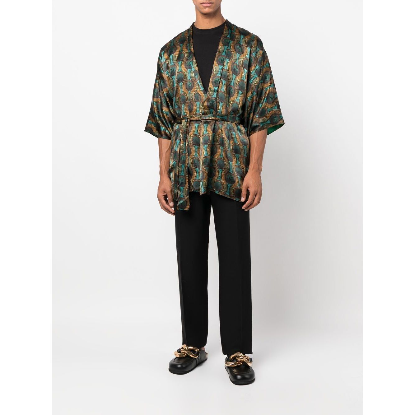 OZWALD BOATENG Dresses Orange Trousers