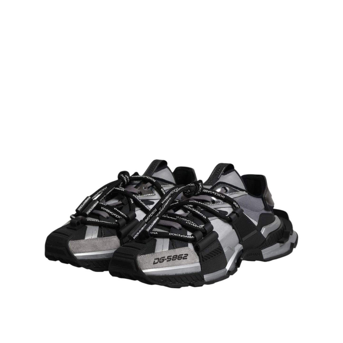 Dolce & Gabbana Multicolor Panelled Space Sneakers Shoes MV7742-40