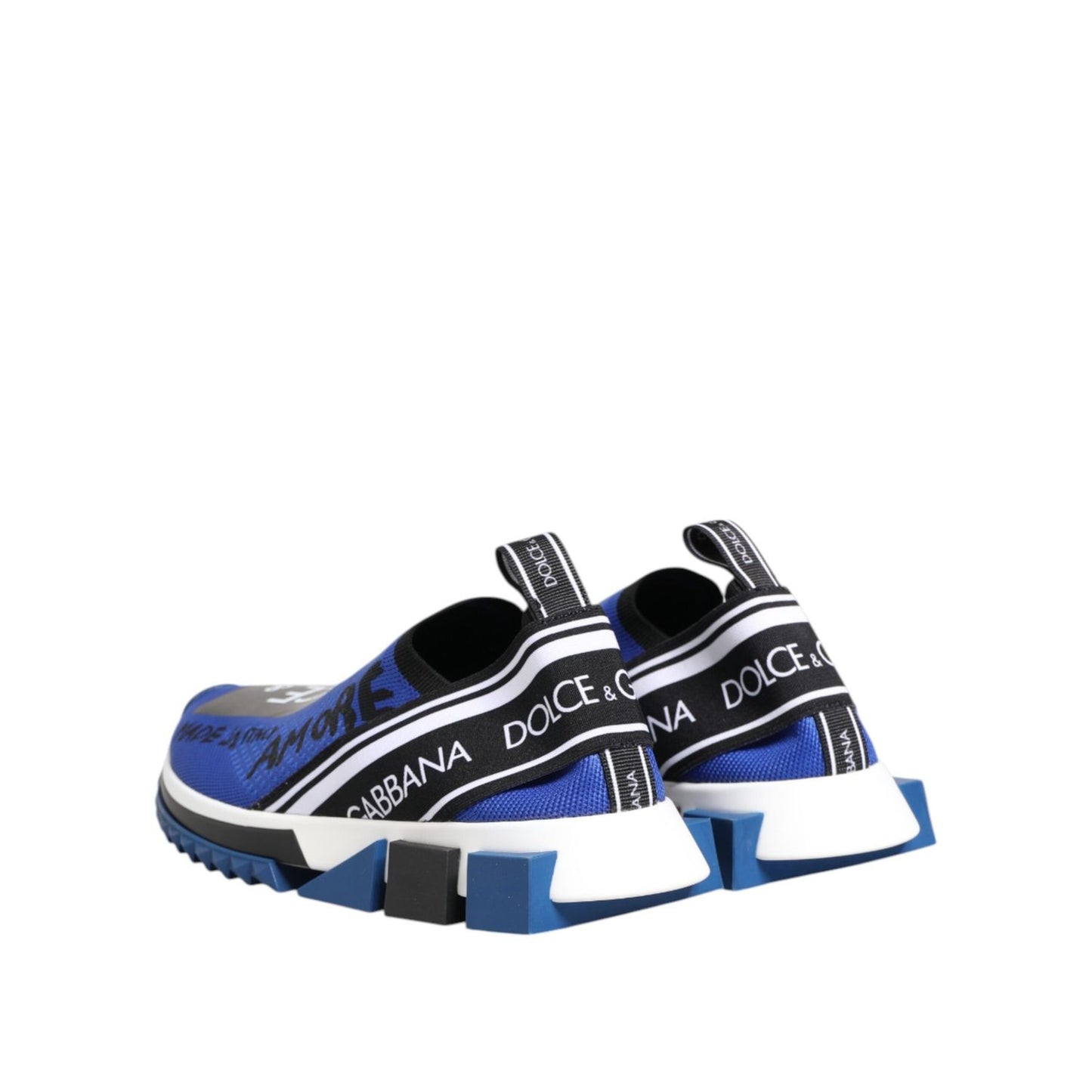 Dolce & Gabbana Blue Sorrento Low Top Sneakers Shoes MV7771-39.5