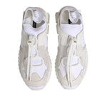 Dolce & Gabbana White Sorrento Low Top Lace Up Sneakers Shoes MV7775-42