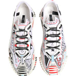 Dolce & Gabbana Multicolor Low Top NS1 Men Sneakers Shoes MV7802-44