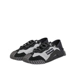 Dolce & Gabbana Multicolor Lace Up Low Top NS1 Sneakers Shoes MV7823-44