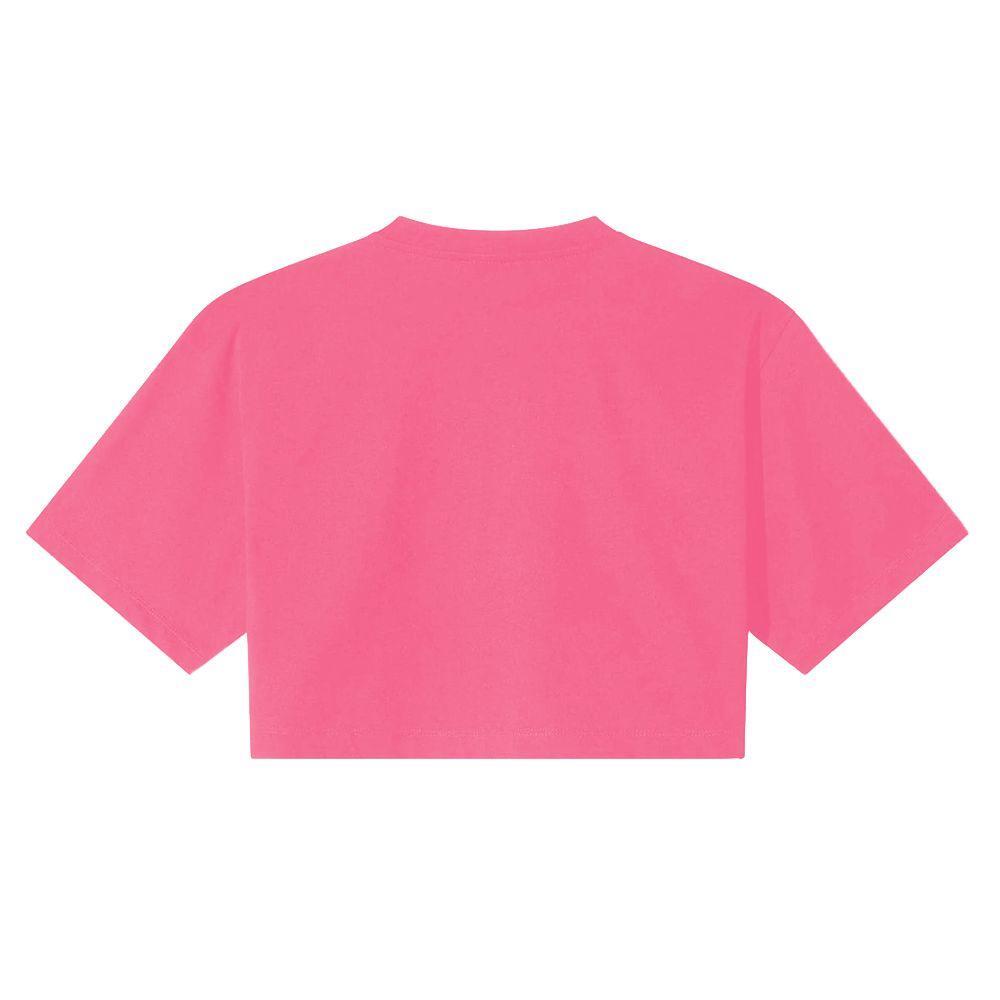 Comme Des Fuckdown Fuchsia Cotton Tops & T-Shirt CO-15812-XS