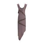 The Attico Asymmetrical midi Dress TH-251WCW00241VVV106AA064-IT42 | L