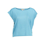 Kocca Blue Polyester Tops & T-Shirt KO-12364-XS