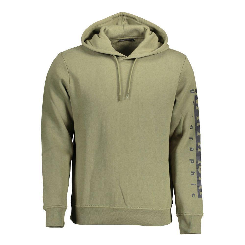 Napapijri Green Cotton Sweater NA-14609-XXL