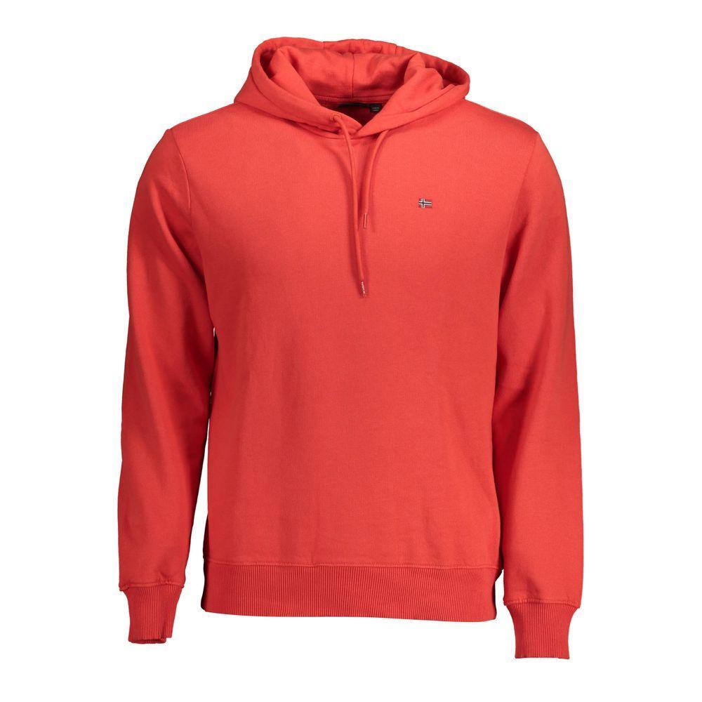 Napapijri Red Cotton Sweater NA-14619-XXL