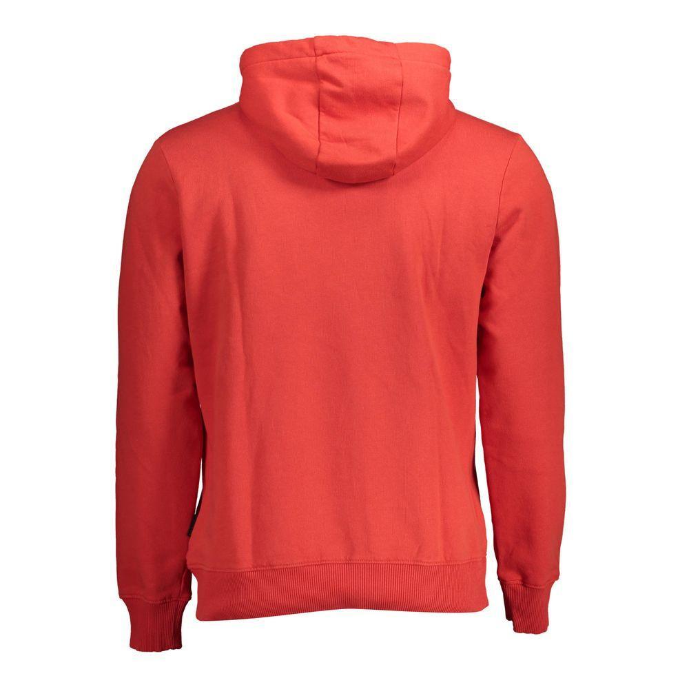 Napapijri Red Cotton Sweater NA-14619-XXL